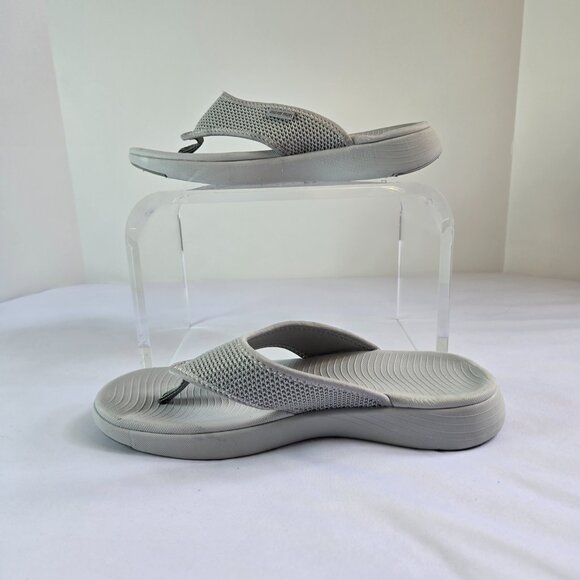 DREAM PAIRS Women Arch Support Soft Cushion Flip Flop Thong Sandals Sz: 9.5 Gray - Picture 12 of 14